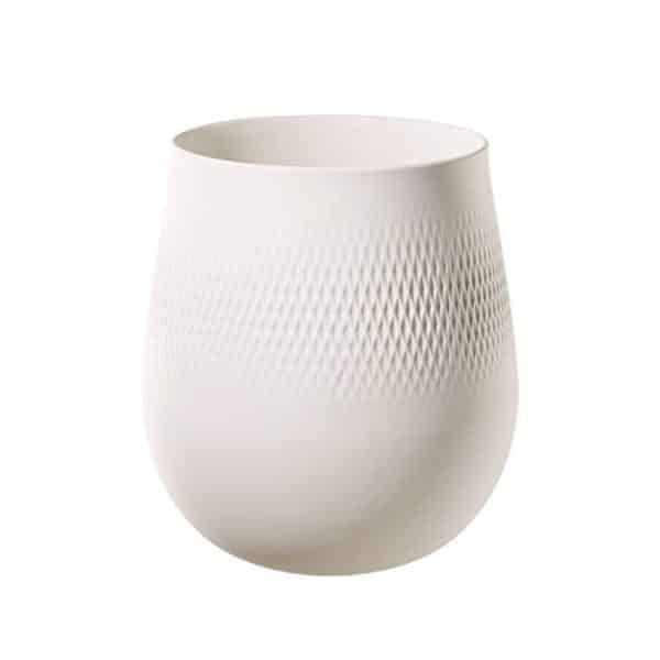 Manufacture Collier blanc Vaso Carré alto Villeroy & Boch