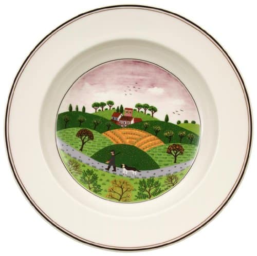 Villeroy & Boch Design Naif Piatto Fondo, 21 cm, Premium Porcellana,  22.6x22.92x9.5 cm