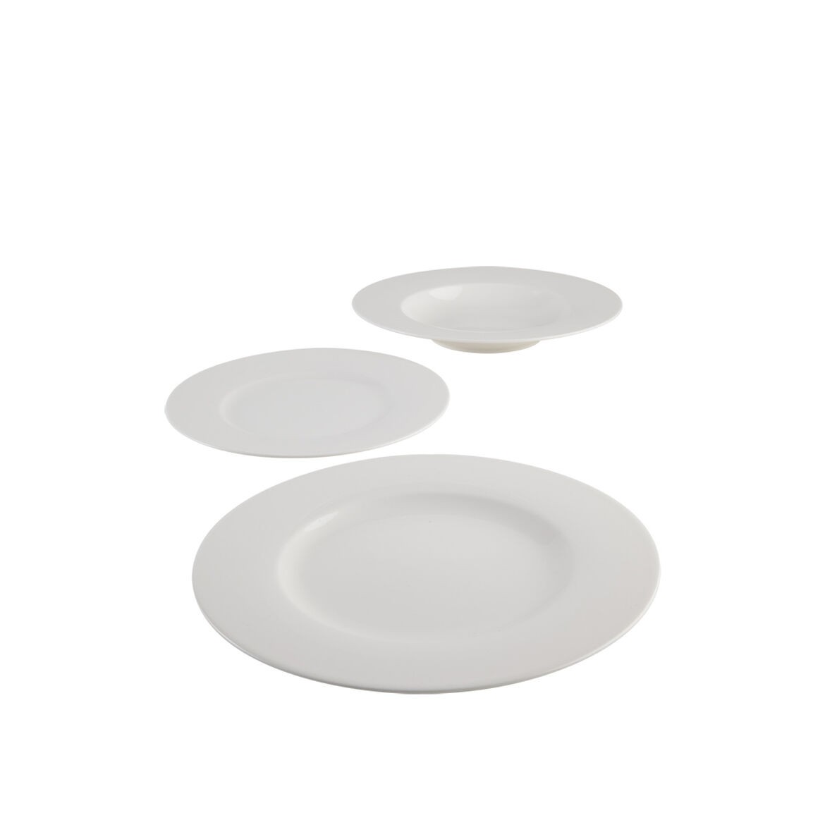 VILLEROY E BOCH SERVIZIO PIATTI 12 PEZZI BASIC WHITE 1952777271