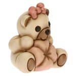 Teddy con quadrifoglio portafortuna rosa Thun F2907H93B