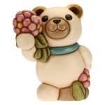 Teddy primavera con mazzo di fiori Maxi Thun F2968H90