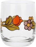 Set 6 Bicchieri in Vetro Country con Fiore e Tulipano Thun P3758E02
