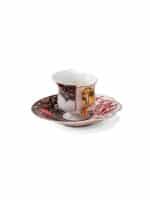 Tazzina da caffé con piattino Hybrid Sagala Seletti 09162