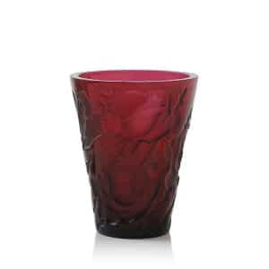 Vaso Ispahan rosso Lalique 10114700