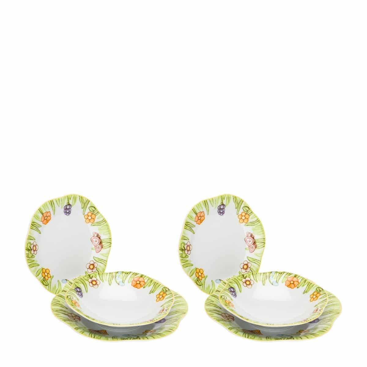 Set 2 bicchieri in vetro Fiore in Fiore Thun P4242P00 - Angiolella Versaci