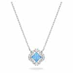 Collana Sparkling Dance Blu Swarovski 5642927