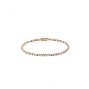 Bracciale Tennis in oro rosa con diamanti 0,42 ct Salvini 81101676