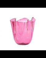 Vaso Fazzoletto Magenta Trasparente Venini 700.00