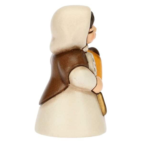 Donna con castagne Presepe Classico bianco Thun S3322A83