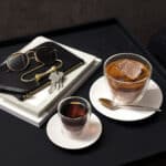 Manufacture Rock blanc Tazza latte con piattino Villeroy & Boch