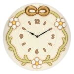 Orologio con margherite e fiocco in ceramica Thun C3134H90