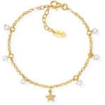 Bracciale Stella dorato Amen BRSGBZ