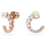 Orecchini rosati con perline Matrix Swarovski 5692264