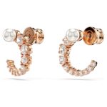 Orecchini rosati con perline Matrix Swarovski 5692264