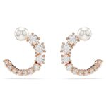 Orecchini rosati con perline Matrix Swarovski 5692264