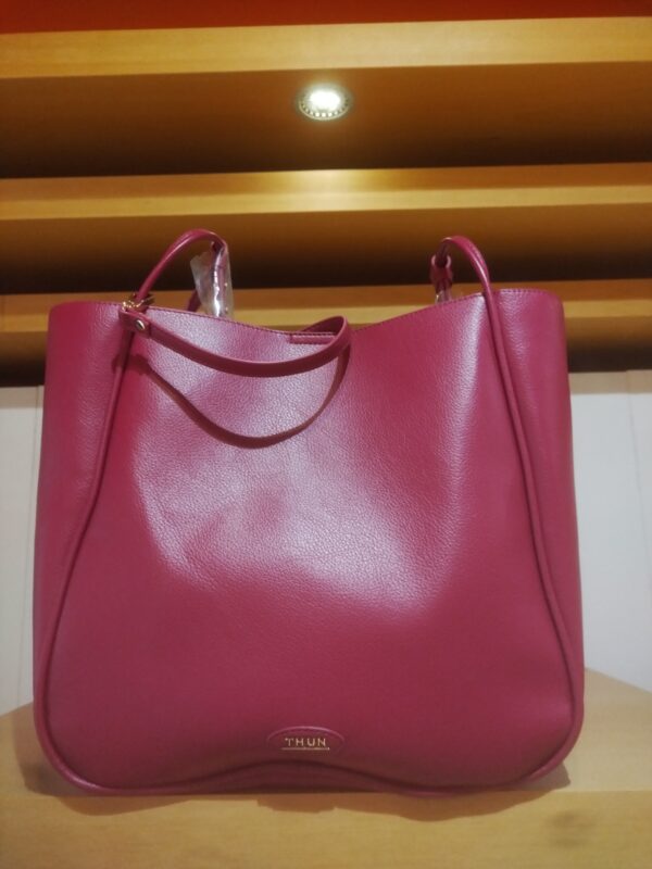 Borsa a spalla in ecopelle bordeaux Sempre con me Thun H3606P00