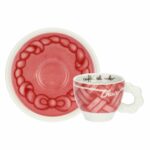 Set 6 tazzine espresso in porcellana Abbracciami Thun P5047A91