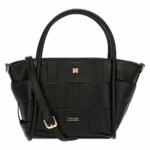 Borsa Intreccio in ecopelle, nero, piccola Thun H3639P00