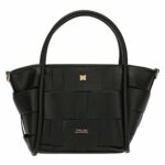 Borsa Intreccio in ecopelle, nero, piccola Thun H3639P00