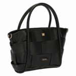 Borsa Intreccio in ecopelle, nero, piccola Thun H3639P00