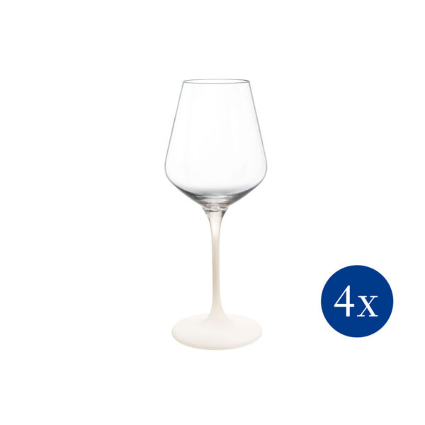 Manufacture Rock blanc calice da vino bianco, set da 4 pz. 1137998120 Villeroy & Boch