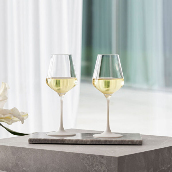 Manufacture Rock blanc calice da vino bianco, set da 4 pz. 1137998120 Villeroy & Boch