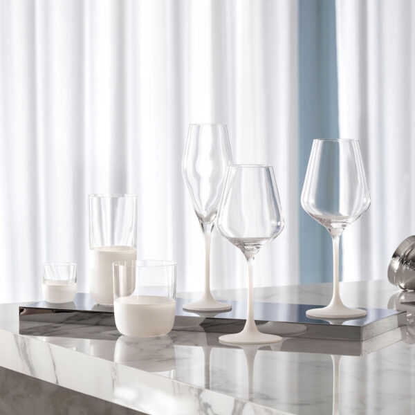 Manufacture Rock blanc calice da vino bianco, set da 4 pz. 1137998120 Villeroy & Boch