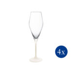 Manufacture Rock blanc calice da champagne, set da 4 pz. 1137998131 Villeroy & Boch