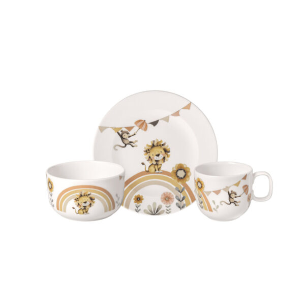 set pappa Leone per bambini 3 pezzi, multicolore 1486738427 Villeroy & Boch