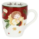 Mug con decori in porcellana Sorprese di Natale P5078P00 Thun