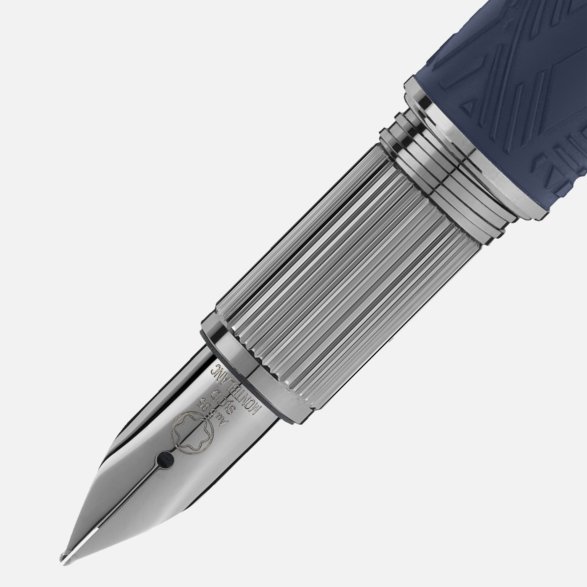 Penna Stilografica Starwalker Spaceblue Resin F Montblanc 130210