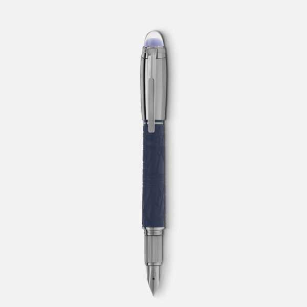 Penna Stilografica StarWalker SpaceBlue Douè Montblanc 130215