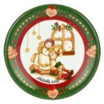 Piattino Dessert Limited Edition 2024 in porcellana Sorprese di Natale P5107P00