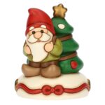 Carillon gnomo Oliver e albero di Natale in ceramica, medio S3419H90 Thun