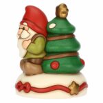 Carillon gnomo Oliver e albero di Natale in ceramica, medio S3419H90 Thun