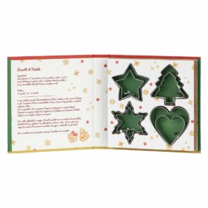 Set 8 formine per biscotti a forma di albero Sorprese di Natale P5070A91 Thun