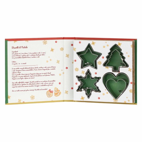 Set 8 formine per biscotti a forma di albero Sorprese di Natale P5070A91 Thun