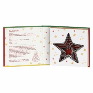 Set 8 formine biscotti a forma di stella Sorprese di Natale P5128A91 Thun