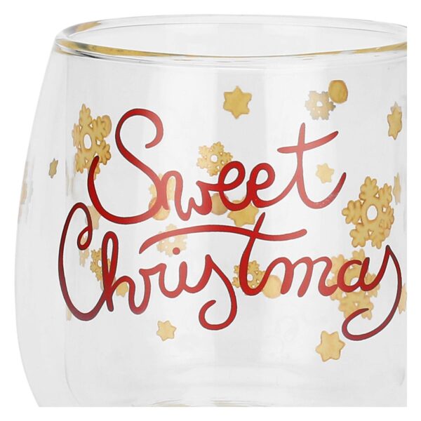 Mug in vetro doppio strato Sweet Christmas Thun P5145A91